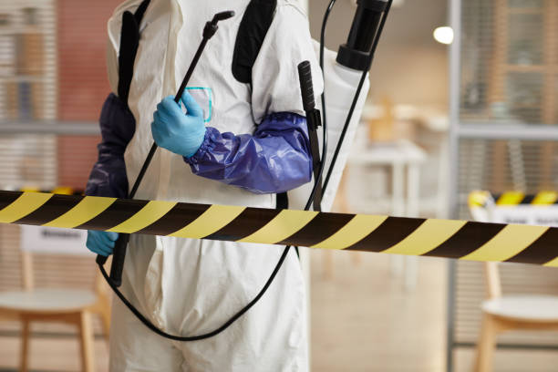 Professional Biohazard Cleanup technician working in Lakeview, CA